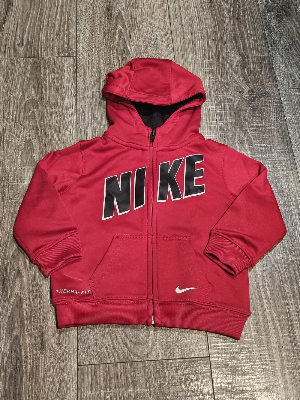 Nike Kids Red Therma-Fit Jacket Size 18M